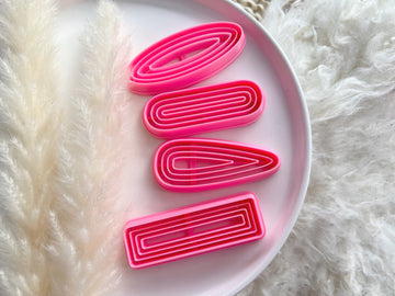 Barrette | Hair Clip Polymer Clay Cutter | Fondant Cutter | Cookie Cutter